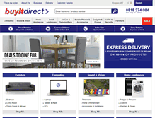 Tablet Screenshot of buyitdirect.ie